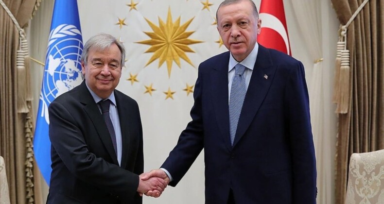 Cumhurbaşkanı Erdoğan, BM Genel Sekreteri Guterres ile görüştü