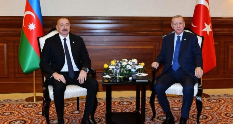 Cumhurbaşkanı Erdoğan, İlham Aliyev ile Astana’da görüştü