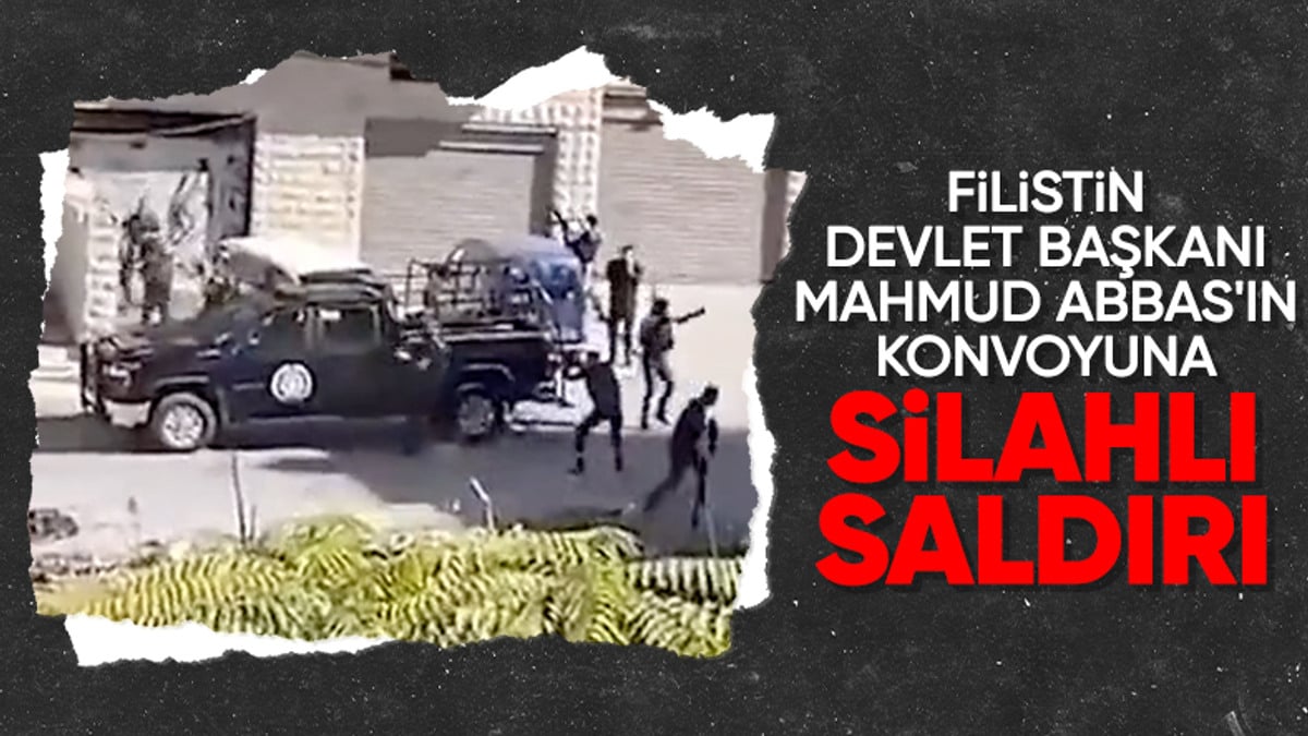 Filistin Devlet Başkanı Mahmud Abbas’ın konvoyu vuruldu