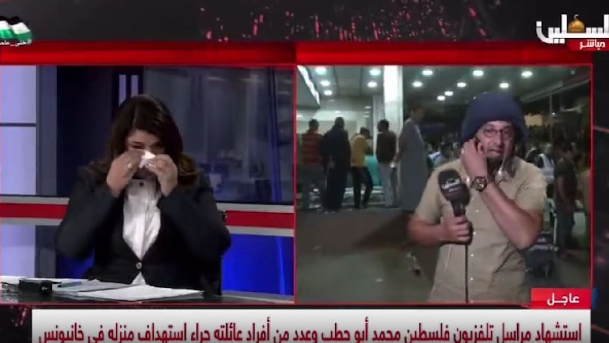 Filistinli muhabirin İsrail’in saldırılarına tepkisi: Kask ve çelik yeleğini çıkardı