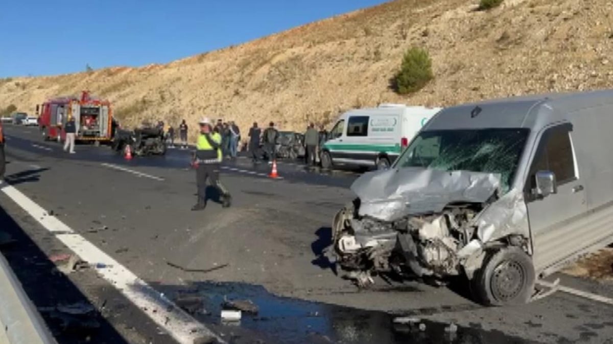 Gaziantep’te zincirleme kaza: 1 ölü 6 yaralı