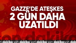 Gazze’de ateşkes 2 gün uzatıldı