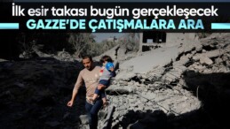 Gazze’de çatışmalara insani ara: Esir takası yapılacak