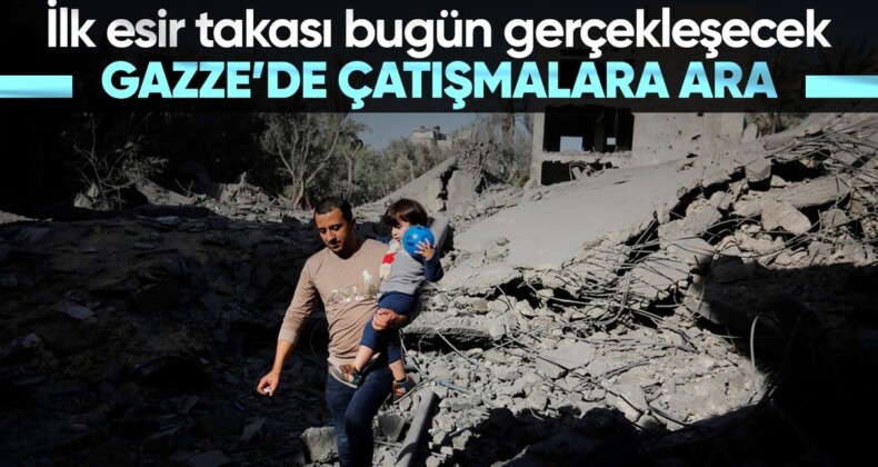 Gazze’de çatışmalara insani ara: Esir takası yapılacak