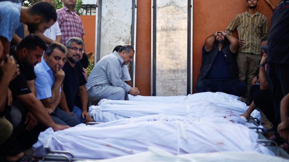 Gazze’de Han Yunus cenazelerle doldu