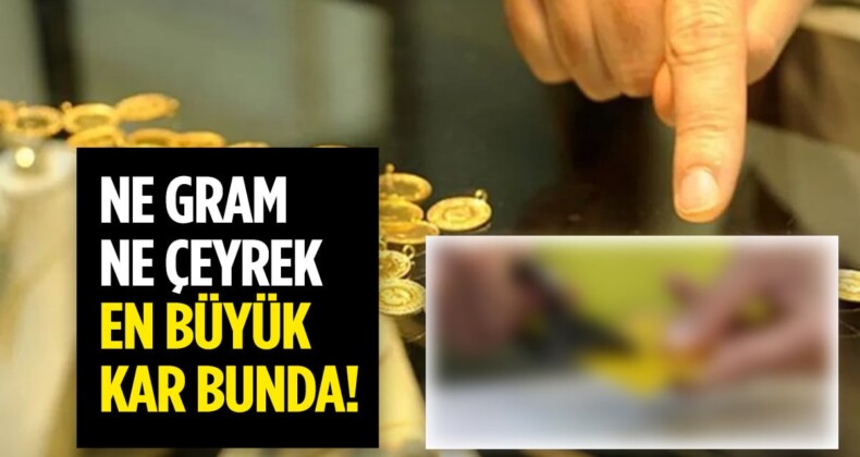 Gram ve çeyrek tarih oluyor! Kuyumcular açıkladı: En büyük kar…