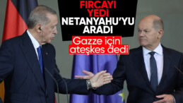 İsrail destekçisi Olaf Scholz’a Cumhurbaşkanı Erdoğan etkisi: Netanyahu’ya “ateşkes” dedi!