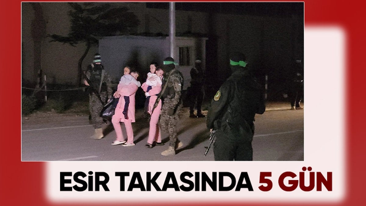 İsrail ile Hamas arasındaki esir takasında 5. gün