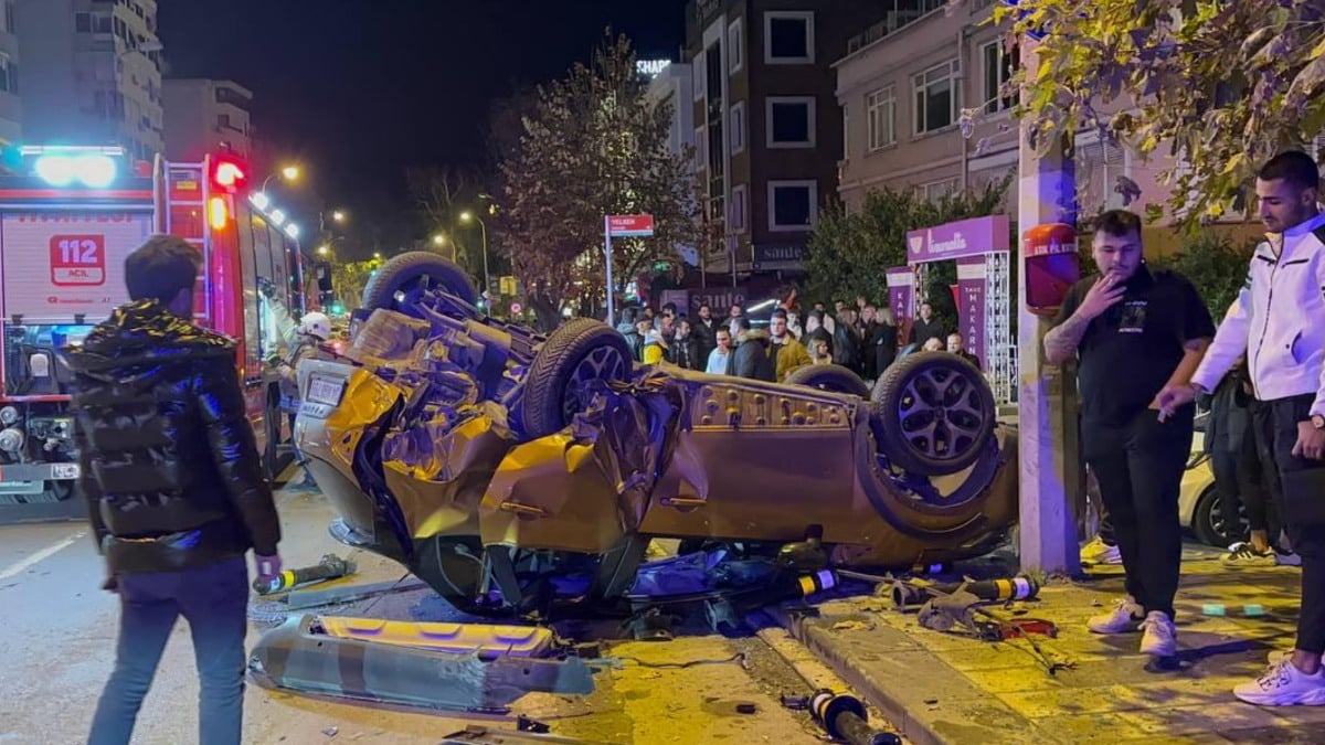 İstanbul’da alkollü sürücü taksiye çarptı: 1 yaralı