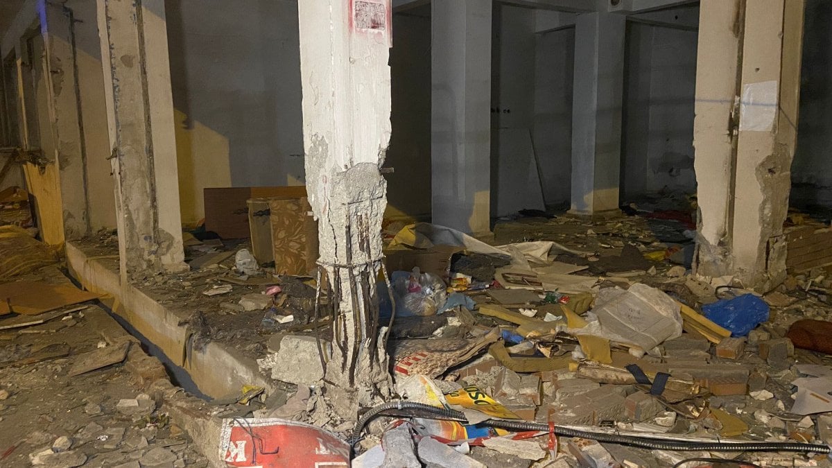 İstanbul’da faciaya davet! Çökmek üzere olan bina tehlike saçıyor