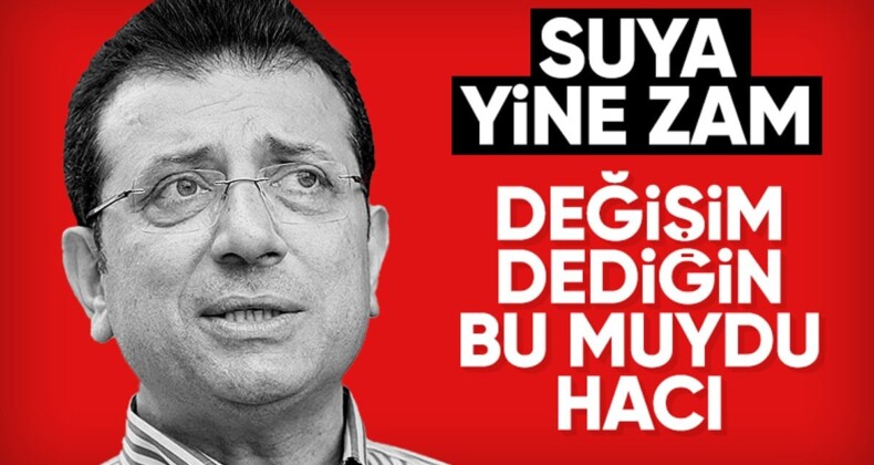 İstanbul’da suya yüzde 15 zam yapıldı