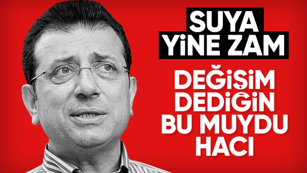 İstanbul’da suya yüzde 15 zam yapıldı