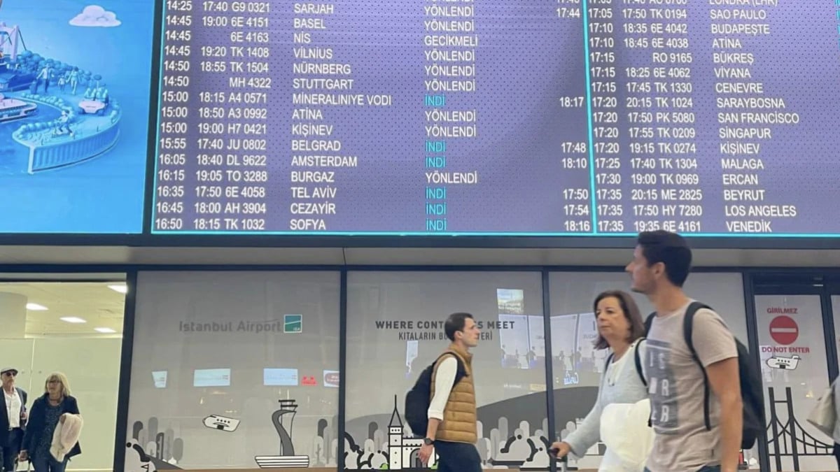 İstanbul’da yağış hava trafiğini olumsuz etkiledi