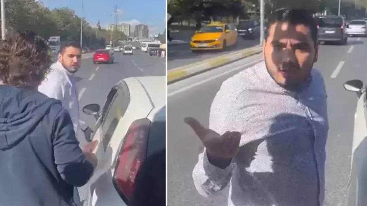 İstanbul’da yol kavgasına yolcular tepki gösterdi: Kapıyı aç dövelim şunu