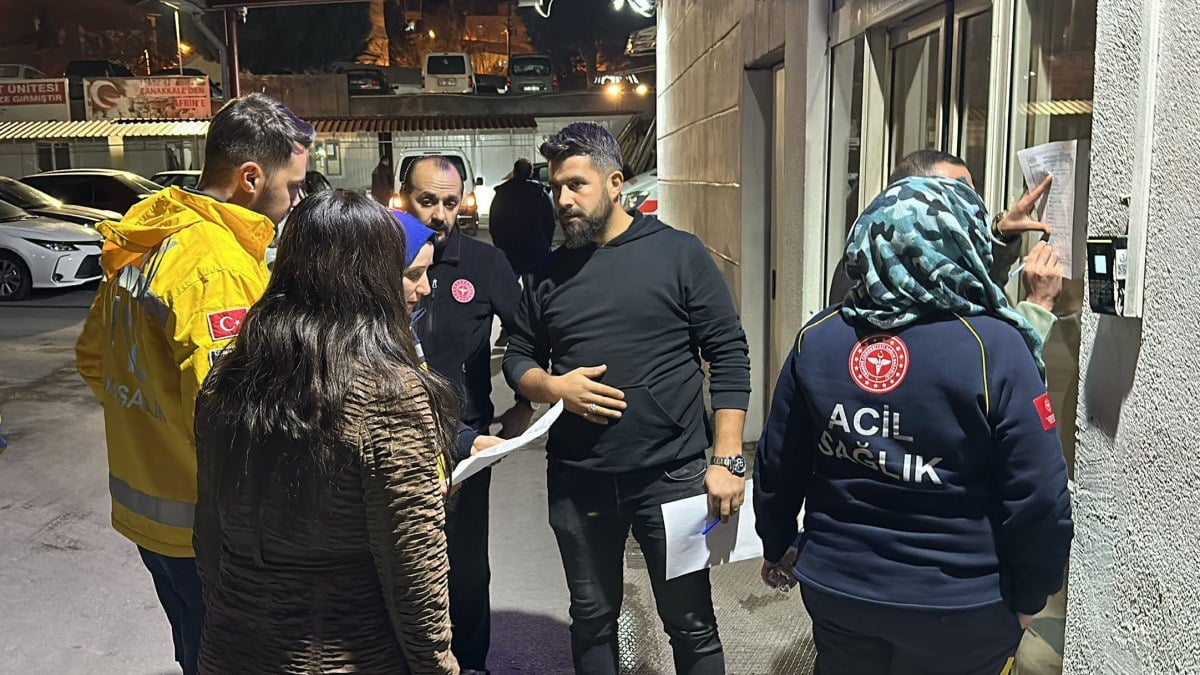 Kütahya’da ambulans çalışanlarına saldıran baba ve oğlu serbest