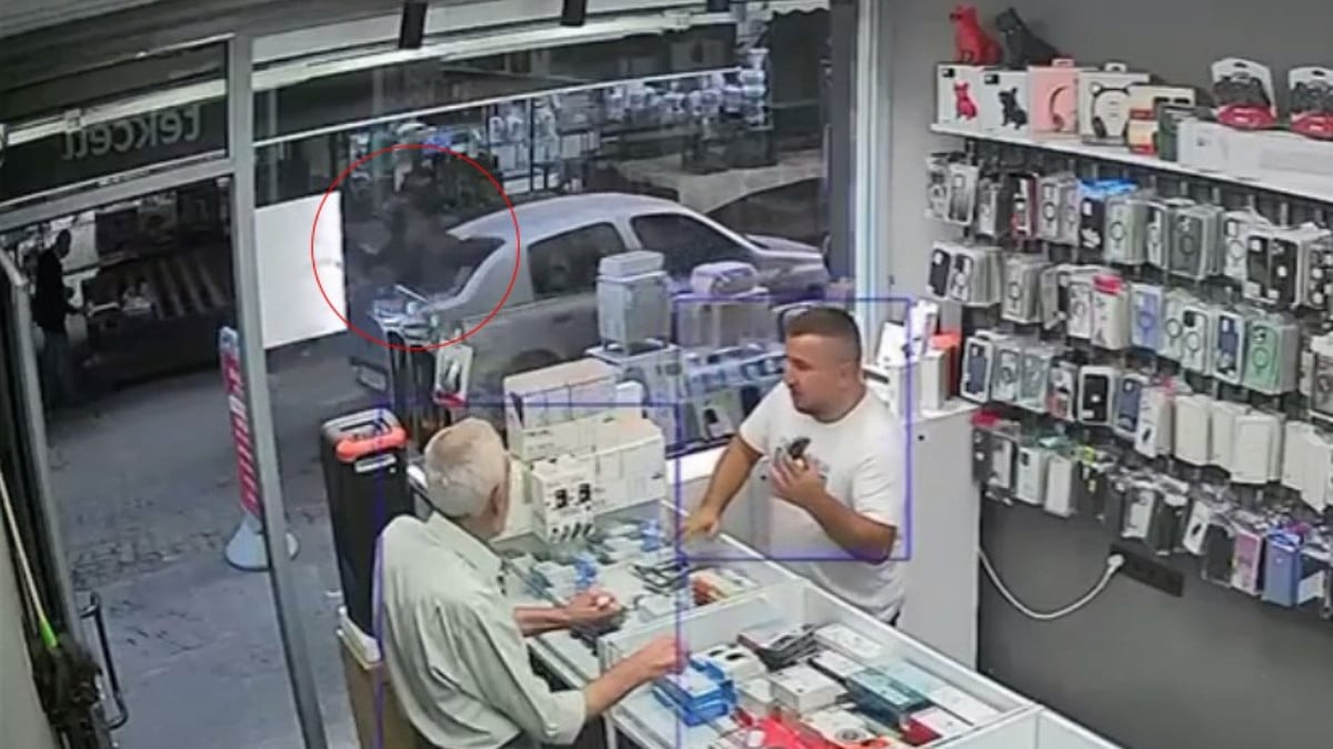 Mersin’de herkesi şaşkına çeviren olay! Keçi, otomobilin üzerine düştü