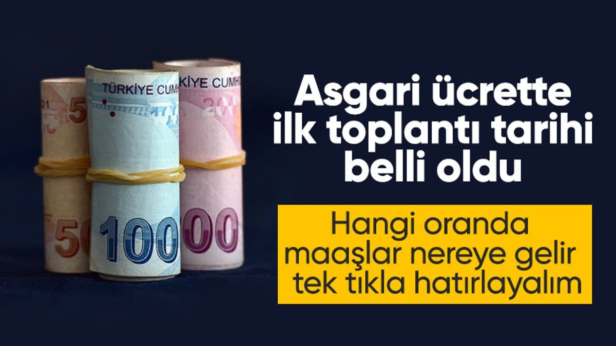 Milyonların beklediği asgari ücret pazarlığı başlıyor: İlk toplantı tarihi belli oldu