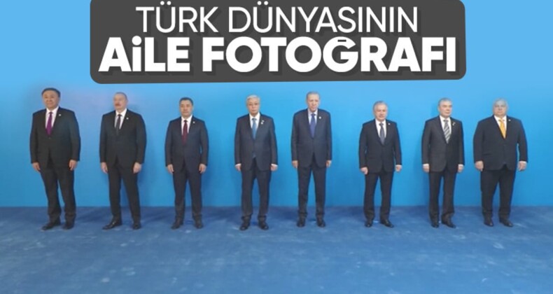 Türk Devletleri Teşkilatı’nın 10. Zirvesi’nden aile fotoğrafı