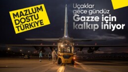 Türkiye’den Gazze’ye yardım eli: Bir uçak dolusu yardım daha yola çıktı!