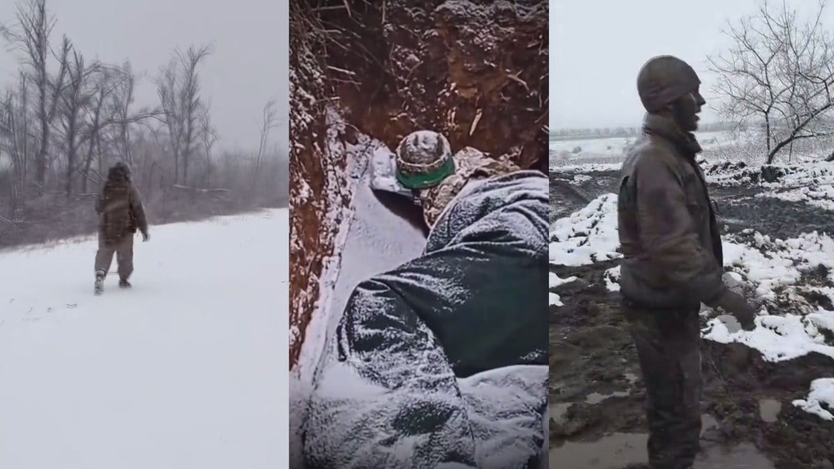 Ukrayna’da sert kış, askerlerin durumunu kötüleştiriyor