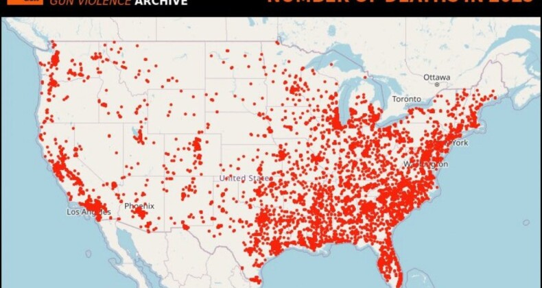 ABD’de 2023’ün silahlı saldırı raporu: 40 binden fazla kişi öldü