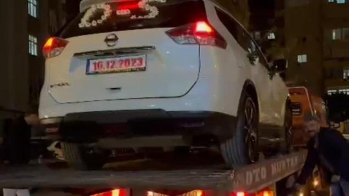 Adana’da gelin ve damada düğün günü ‘çekici’ şakası