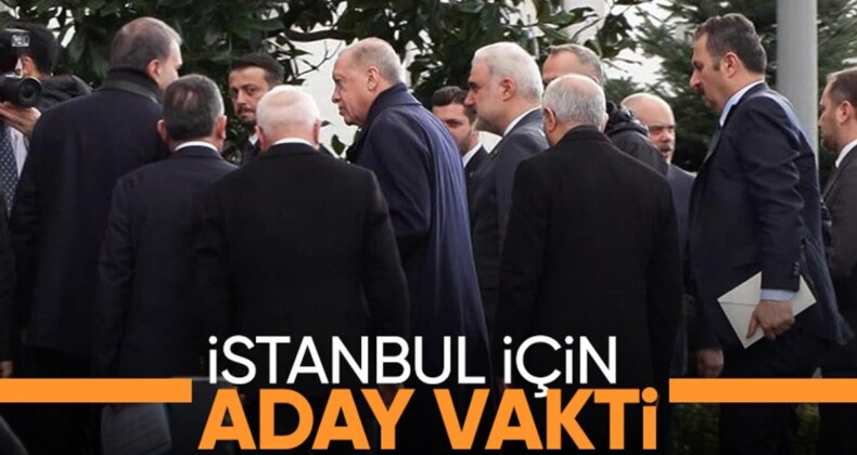 AK Parti’de aday belirleme süreci: Cumhurbaşkanı Erdoğan İstanbul için önerileri dinliyor…