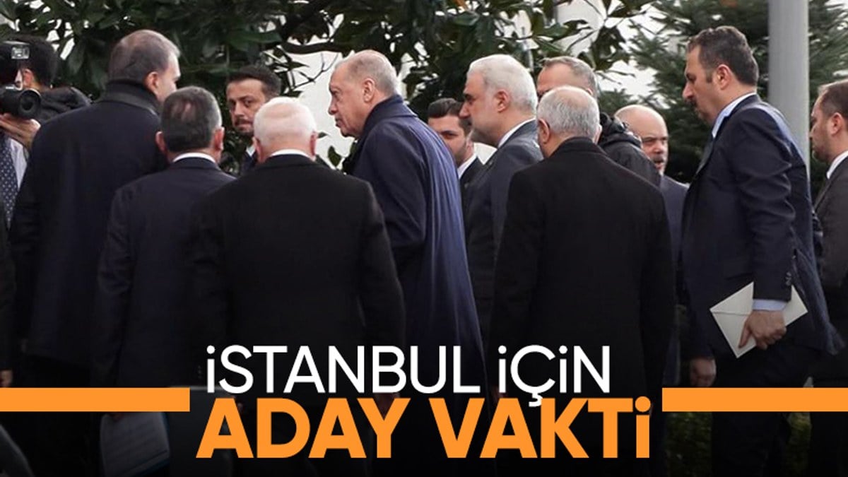 AK Parti’de aday belirleme süreci: Cumhurbaşkanı Erdoğan İstanbul için önerileri dinliyor…