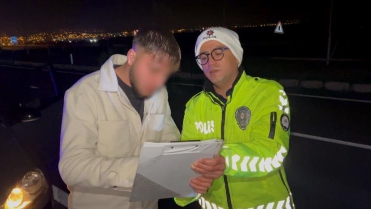 Aksaray’da polisten kaçan ehliyetsiz sürücü 17 bin 973 lira ceza yedi