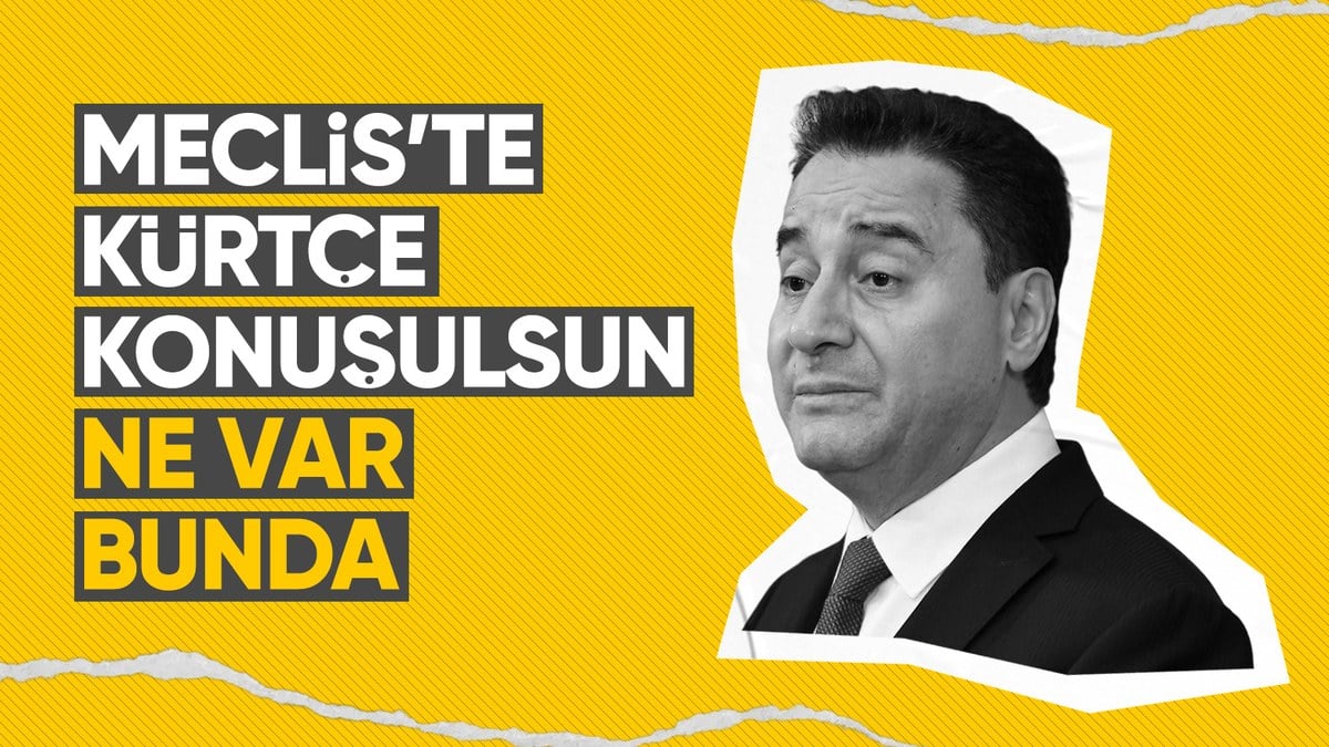 Ali Babacan, Meclis kürsüsünde Kürtçe konuşan DEM Partili vekillere destek verdi