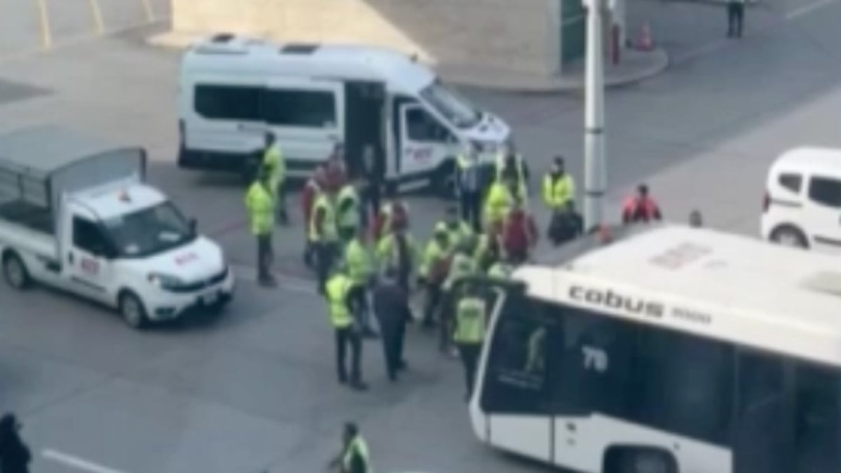 Ankara’da Alman çiftin kavgası Esenboğa’yı karıştıdı