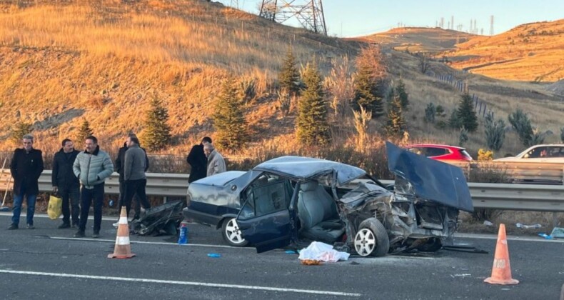 Ankara’da otomobille kamyon çarpıştı: 1 ölü