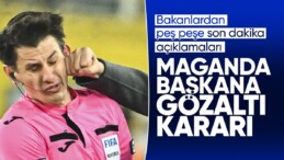 Ankaragücü Başkanı Faruk Koca hakeme yumruk attı! Saldırganlar hakkında gözaltı kararı verildi