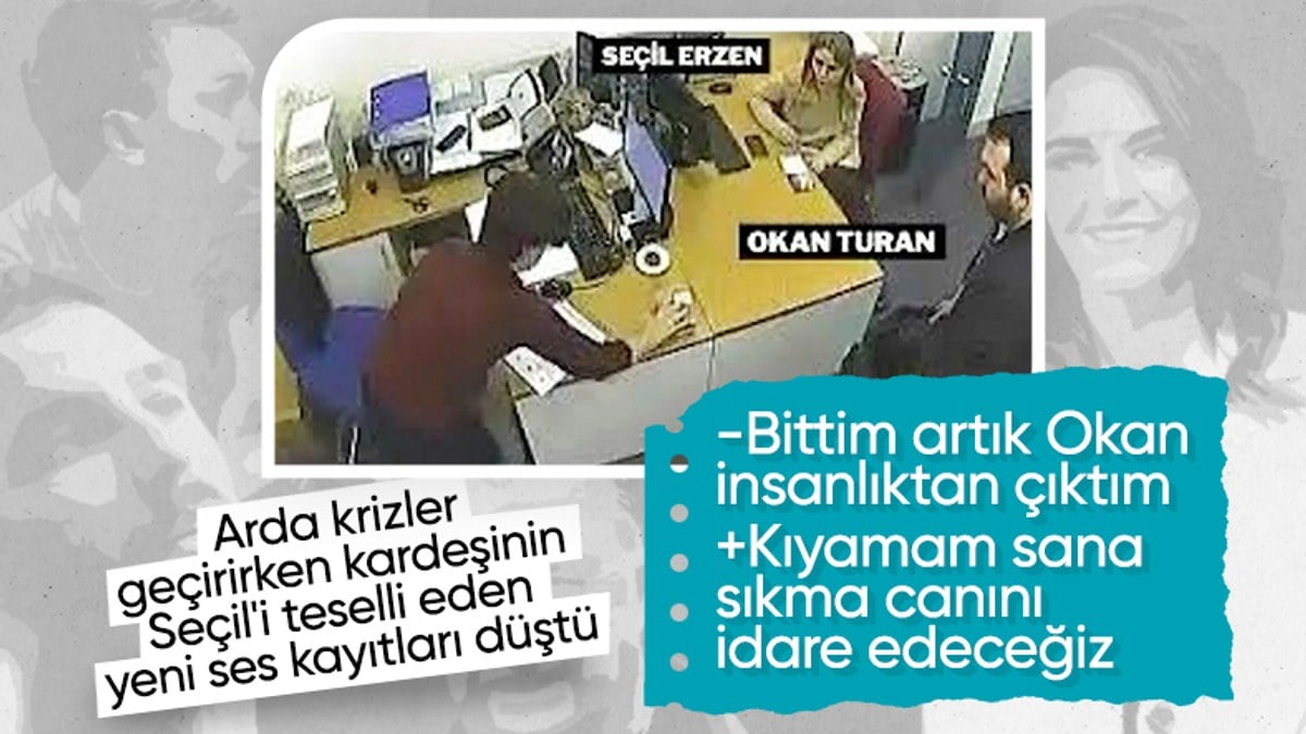 Arda Turan’ın kardeşi ile Seçil Erzan arasında geçen yeni ses kaydı ortaya çıktı