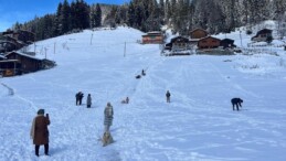 Ayder Yaylası’ndan kartpostallık kar manzaraları