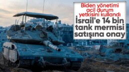 Biden yönetiminden İsrail’e 14 bin tank mermisi satışına onay