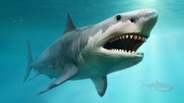 Bilim insanları, soyu tükenmiş yaratığın doğal ortamında dünyanın ilk korunmuş megalodon dişini keşfetti