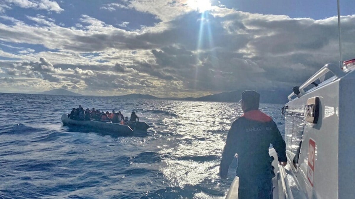 Bodrum’da 136 kaçak göçmen kurtarıldı