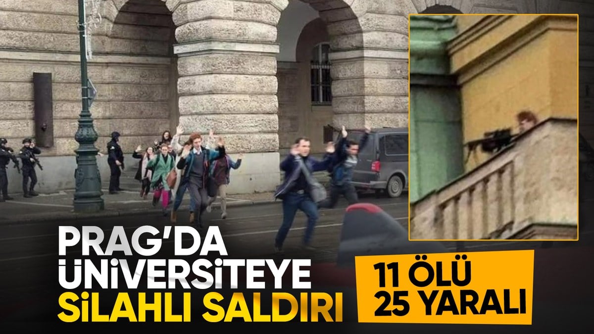 Çekya’nın başkenti Prag’da üniversiteye silahlı saldırı! Ölü ve yaralılar var