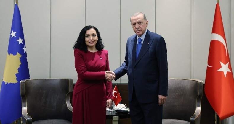Cumhurbaşkanı Erdoğan, Kosovalı mevkidaşı Osmani-Sadriu ile görüştü