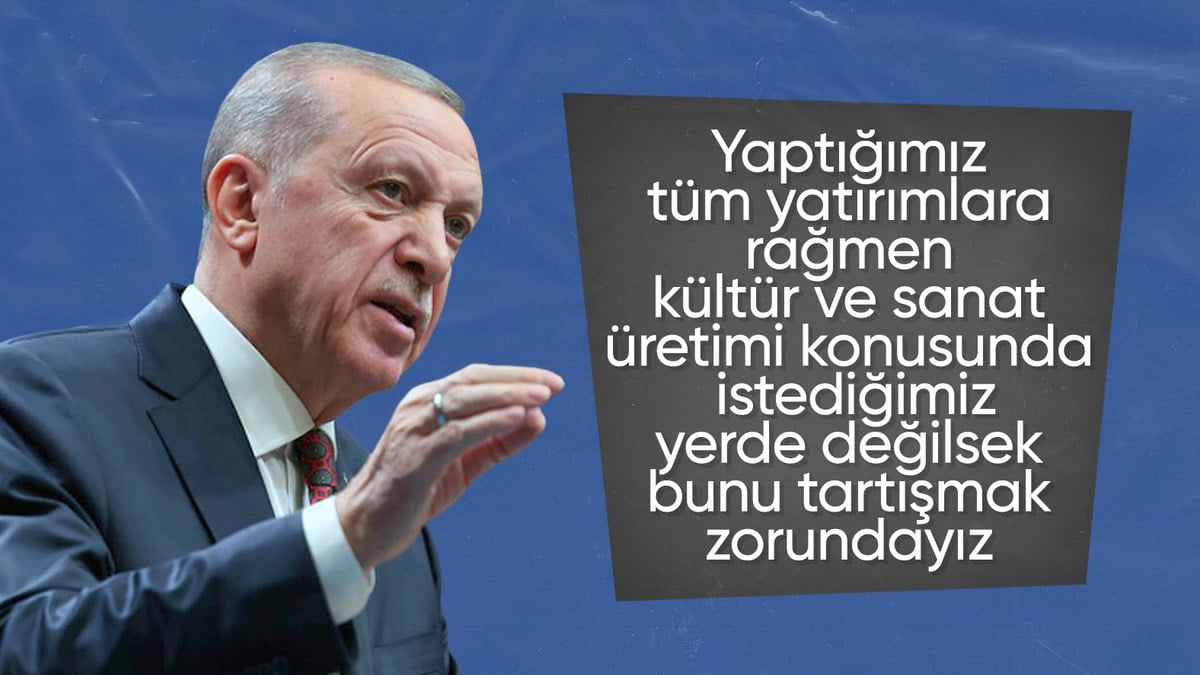Cumhurbaşkanı Erdoğan, Kültür Sanat Büyük Ödülleri Töreni’nde konuştu