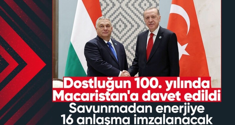 Cumhurbaşkanı Erdoğan, Macaristan ziyaretinde 16 anlaşma imzalayacak