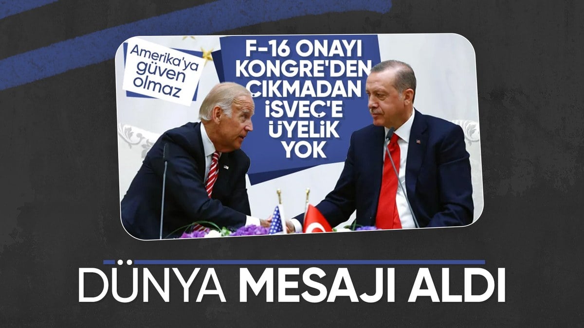 Dünya basını: Erdoğan, İsveç’in NATO üyeliğini F-16 tedarikine bağladı