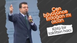 Ekrem İmamoğlu Cumhurbaşkanı Erdoğan’ın sözlerini taklit etti! Bir olacağız, diri olacağız…