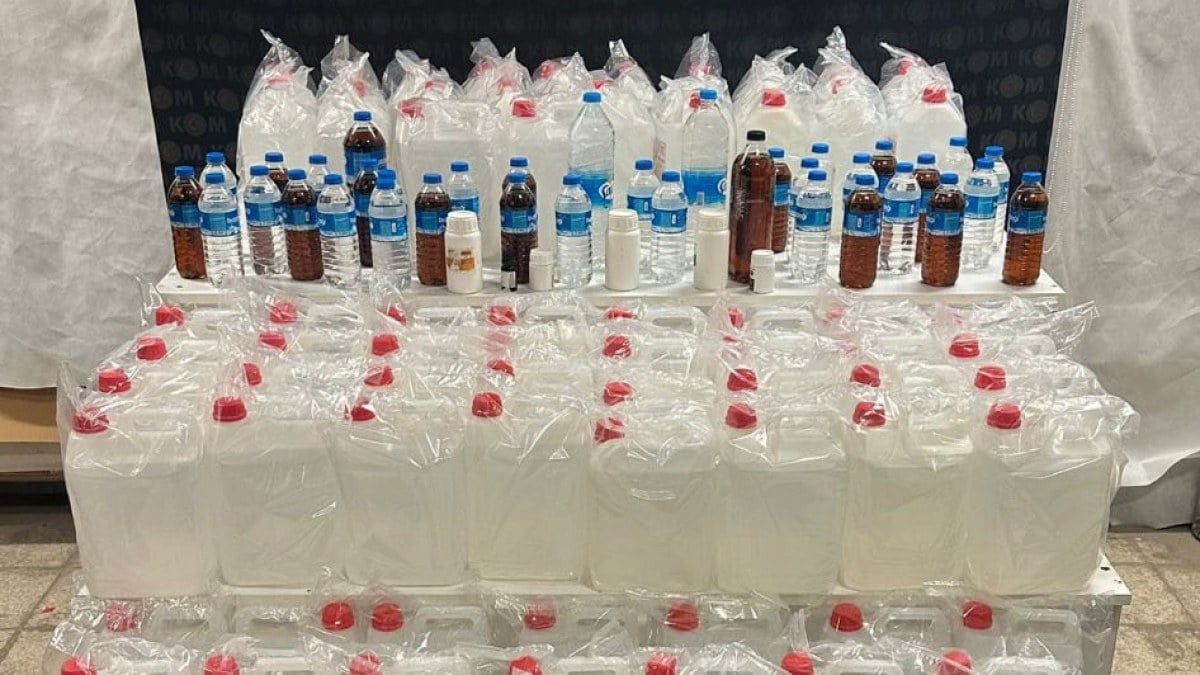 Eskişehir’de 450 litre kaçak alkol ele geçirildi