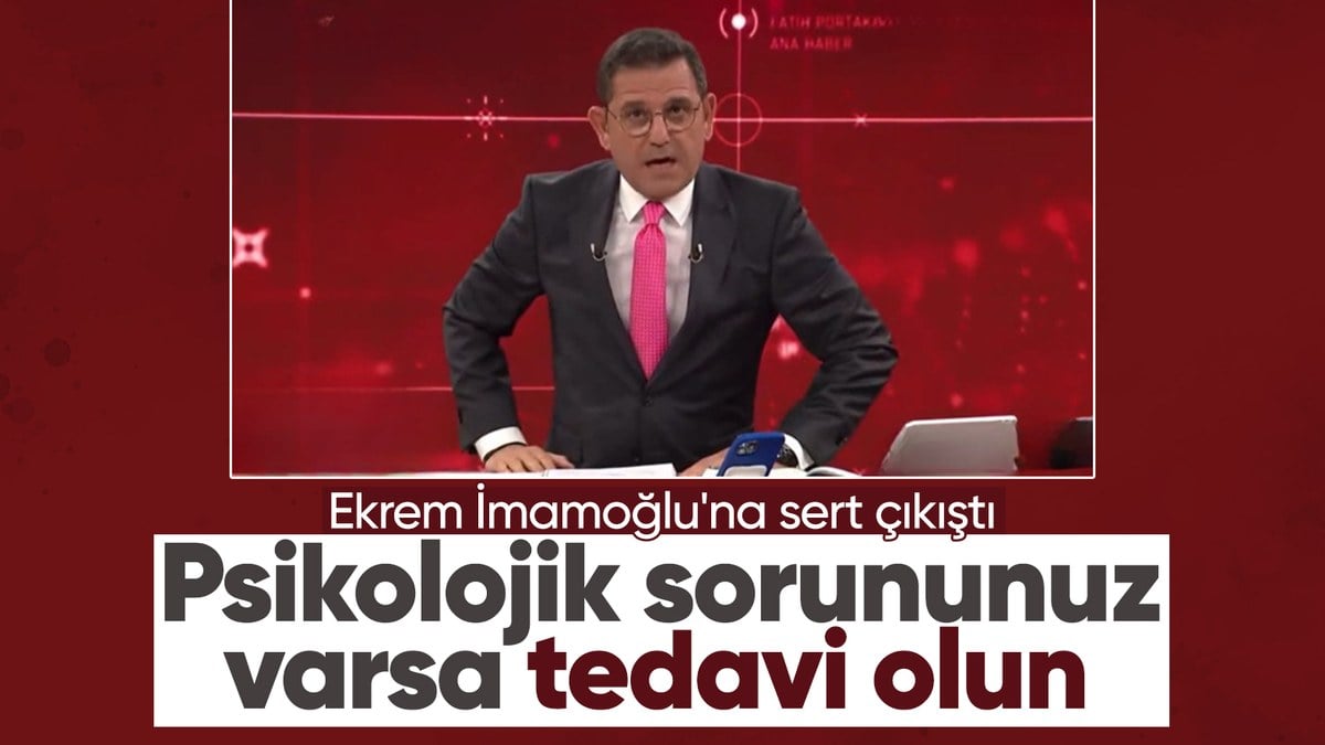 Fatih Portakal’dan Ekrem İmamoğlu’na tepki: Psikolojik sorununuz varsa tedavi olun