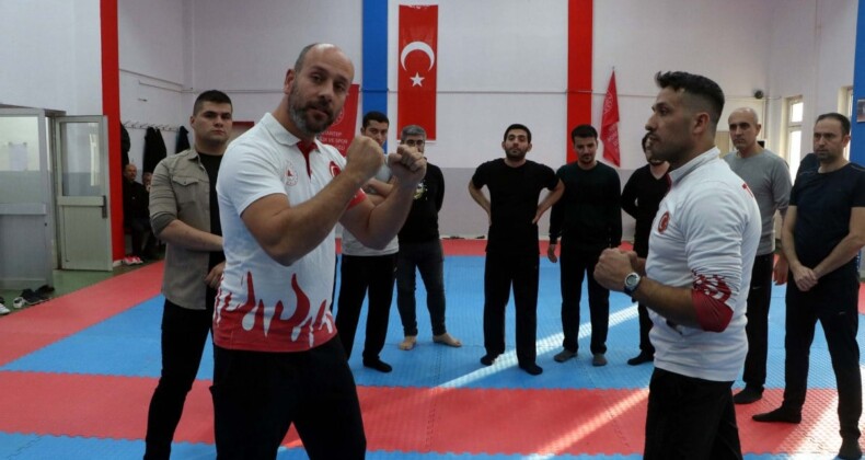 Gaziantep’te icra memurları Kung Fu öğreniyor