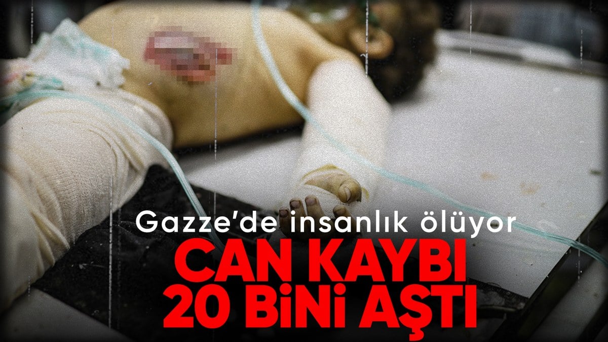 Gazze’de bilanço ağırlaşıyor! Can kaybı 20 bini aştı