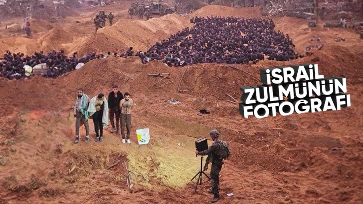 Gazze’deki sivillere İsrail zulmünü anlatan fotoğraf karesi