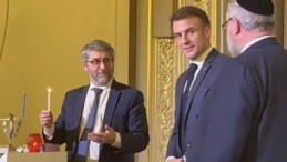 Hanuka Bayramı’nı Elysee Sarayı’nda kutlayan Macron’a laiklik eleştirisi